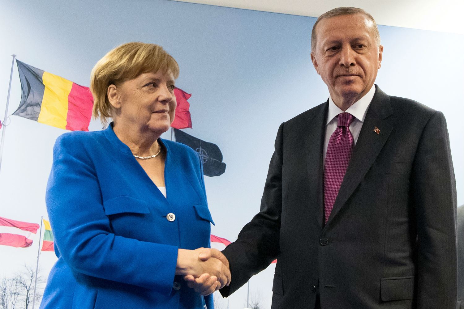 Erdoğan ve Merkel'den İdlib görüşmesi