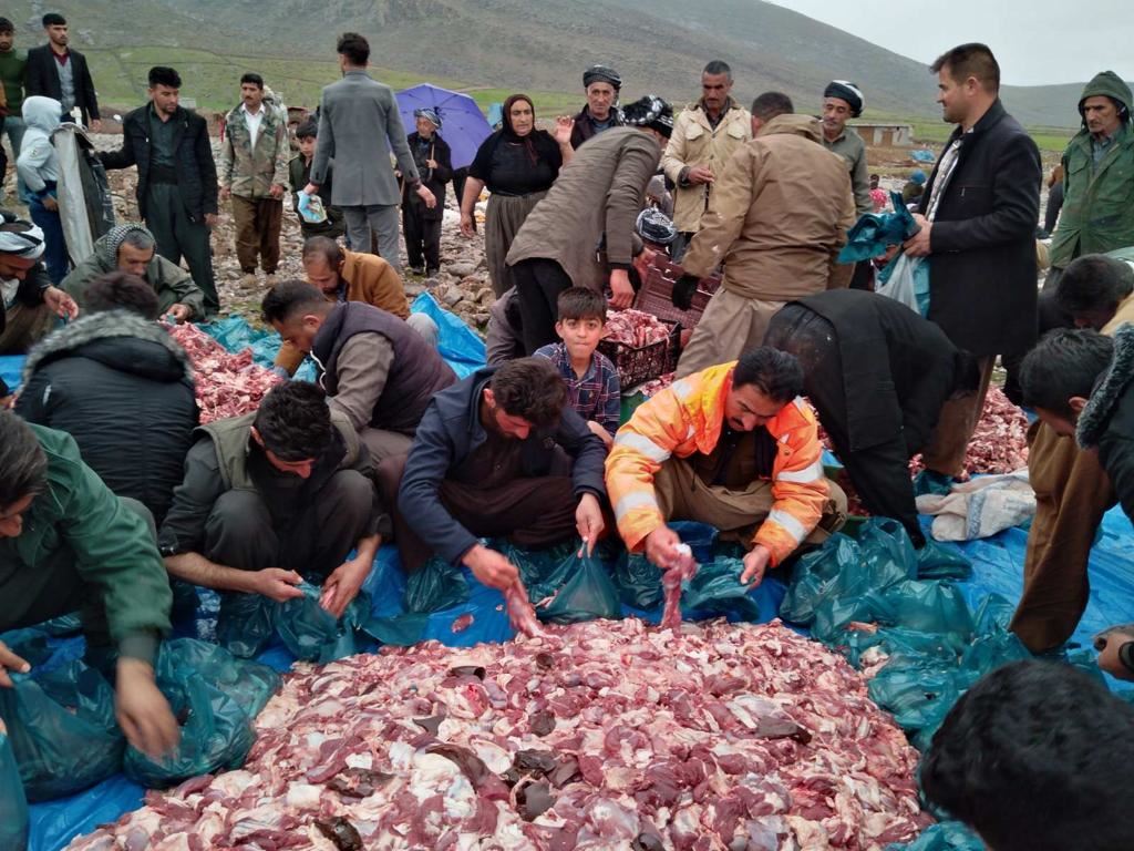 لە گوندێکی سەنگەسەر 140 سەر مەڕ‌و بزن "بۆ دووربوون لە کۆرۆنا" دەکرێنە خێر