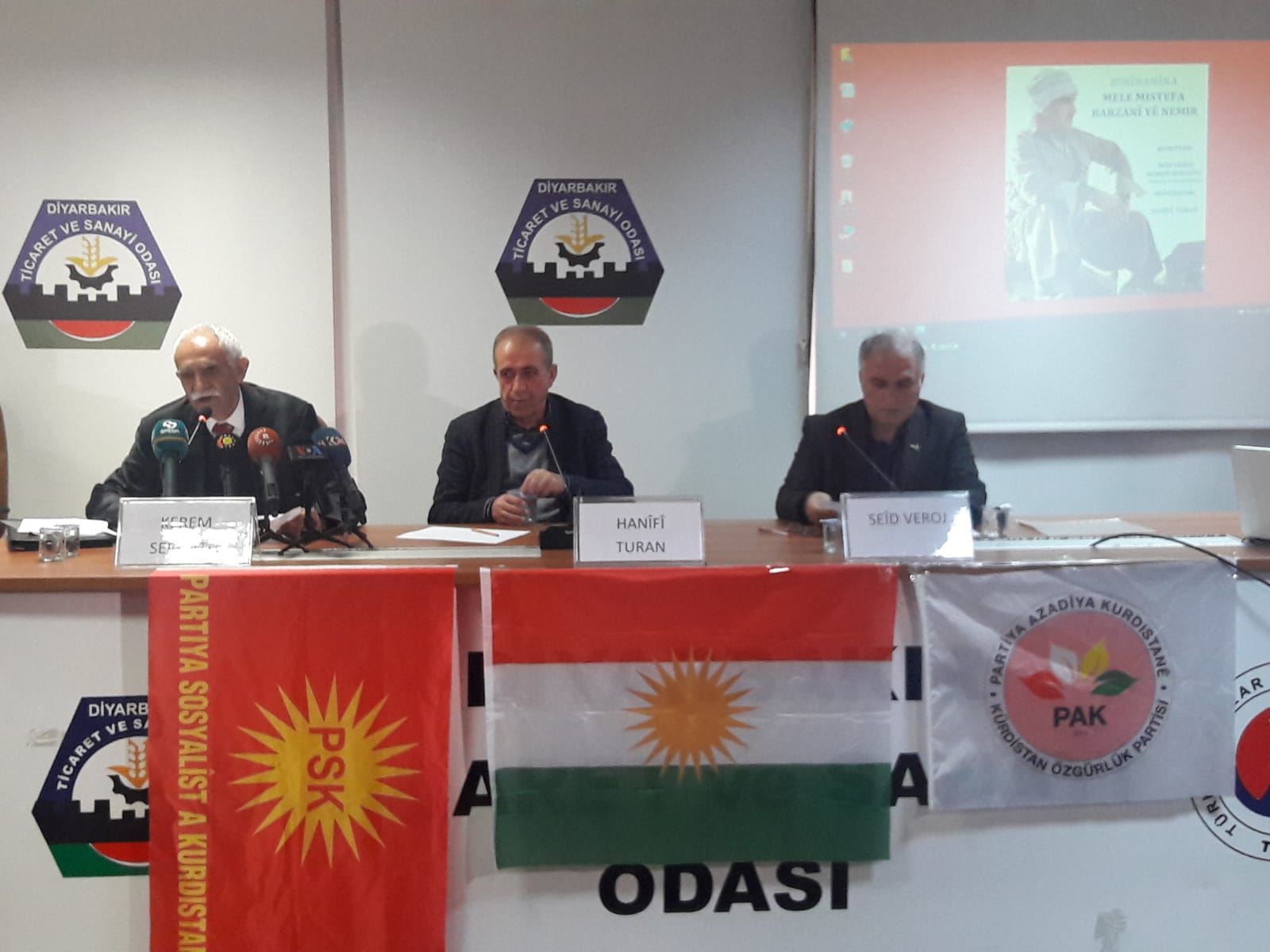 Mela Mustafa Barzani Diyarbakır’da anıldı