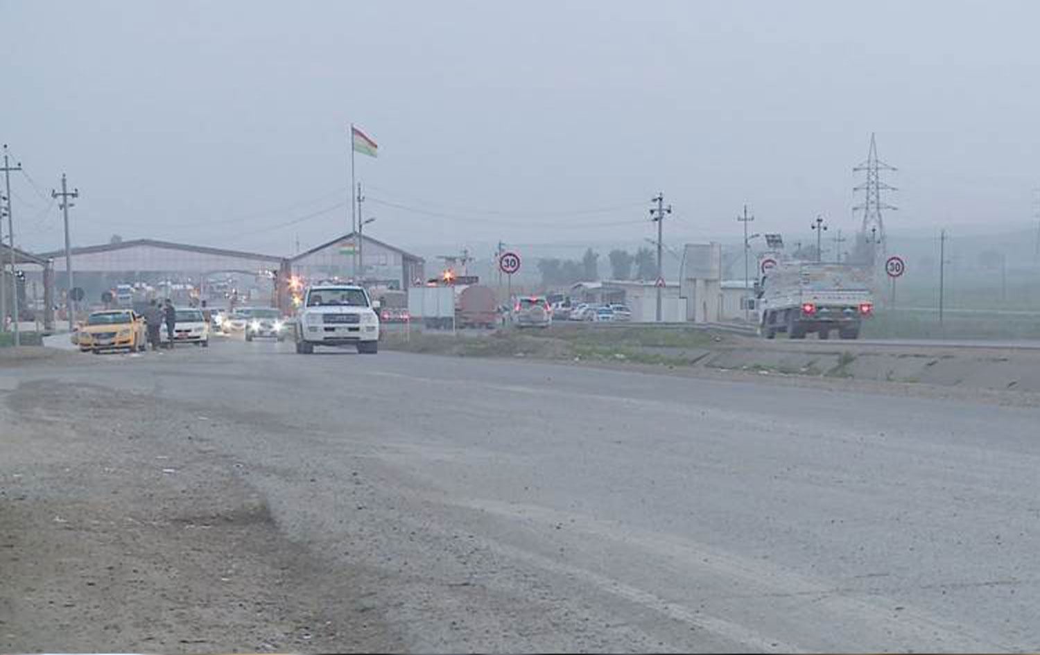 KÜRDİSTAN – Şehirler arası seyahatler durduruldu