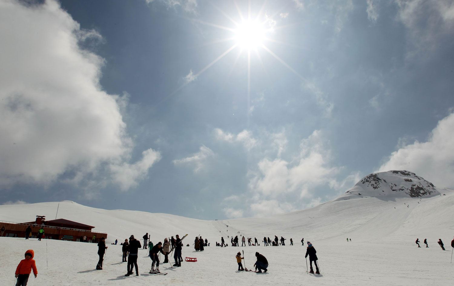 Merga Botan Kayak Merkezi kış sezonunda 50 bin ziyaretçi ağırladı