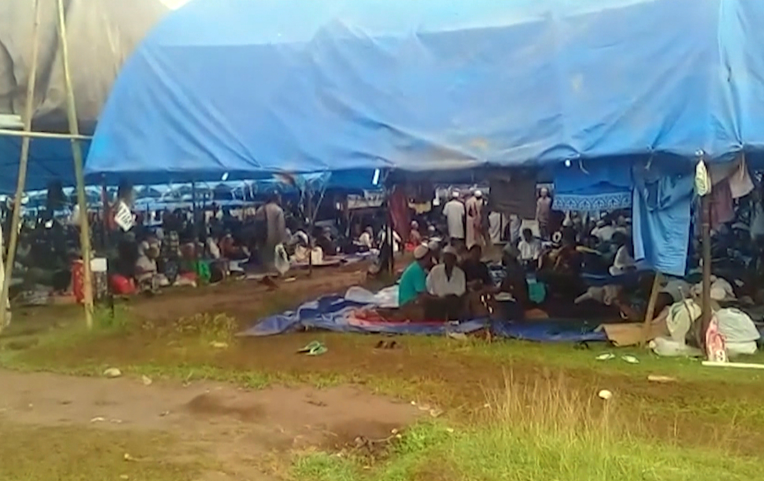 وێنەی کەرەنتینکراوان. AP