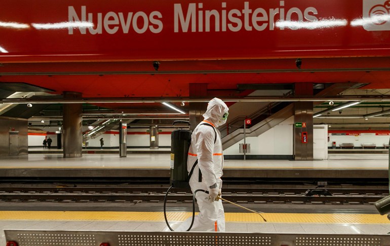 لە 24 کاژێردا 233 تووشبووی کۆرۆنا لە ئیسپانیا گیانیان لەدەستداوە