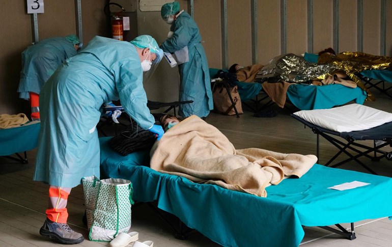 لە ئیتاڵیا ژمارەی تووشبوون بە کۆرۆنا بە بەراورد بە دوو رۆژی رابردوو کەمتر بووەتەوە