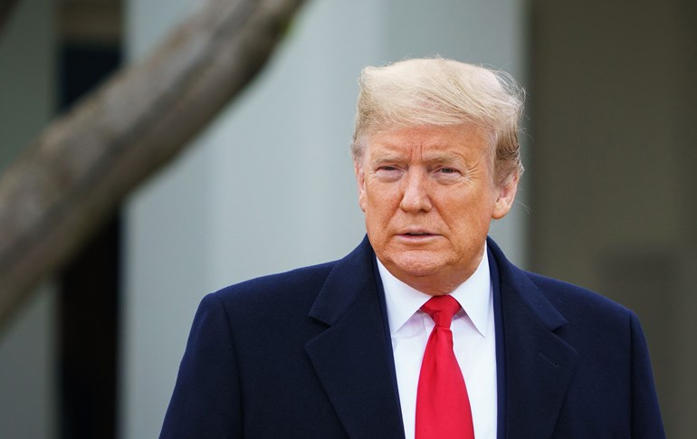 دۆناڵد ترەمپ، سەرۆکی ئەمریکا. وێنە: AFP