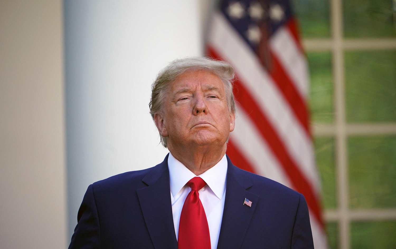 دۆناڵد ترەمپ، سەرۆکی ئەمریکا. وێنە: AFP