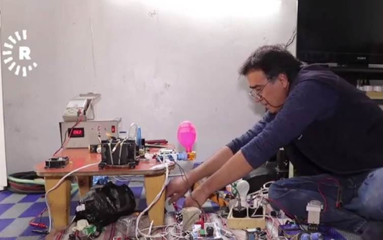 Rojavalı mucit solunum cihazı yaptı