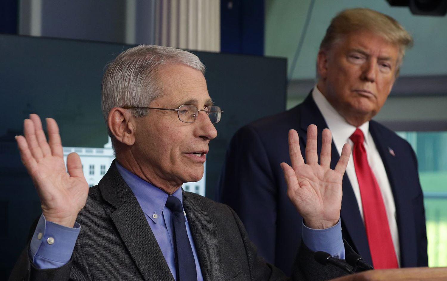 دۆناڵد ترەمپ: هیچ کێشەیەکم لەگەڵ د. ئانتۆنی فۆچی نییە