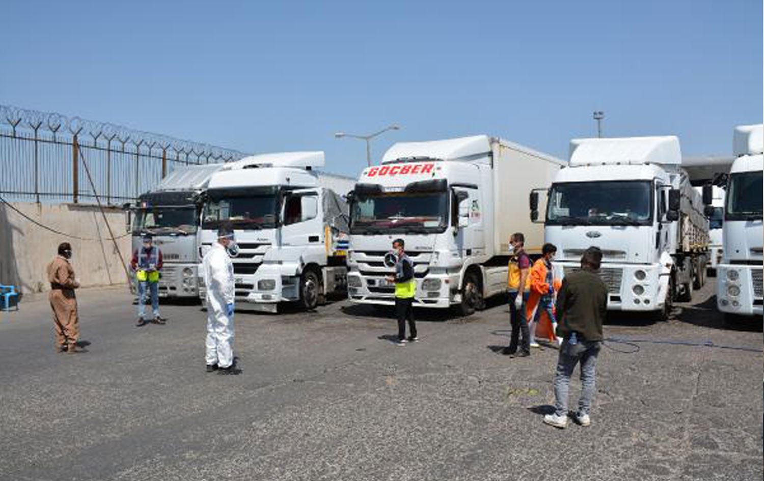 Habur-İbrahim Halil hattında 'temasız' formülle ticaret yapılıyor