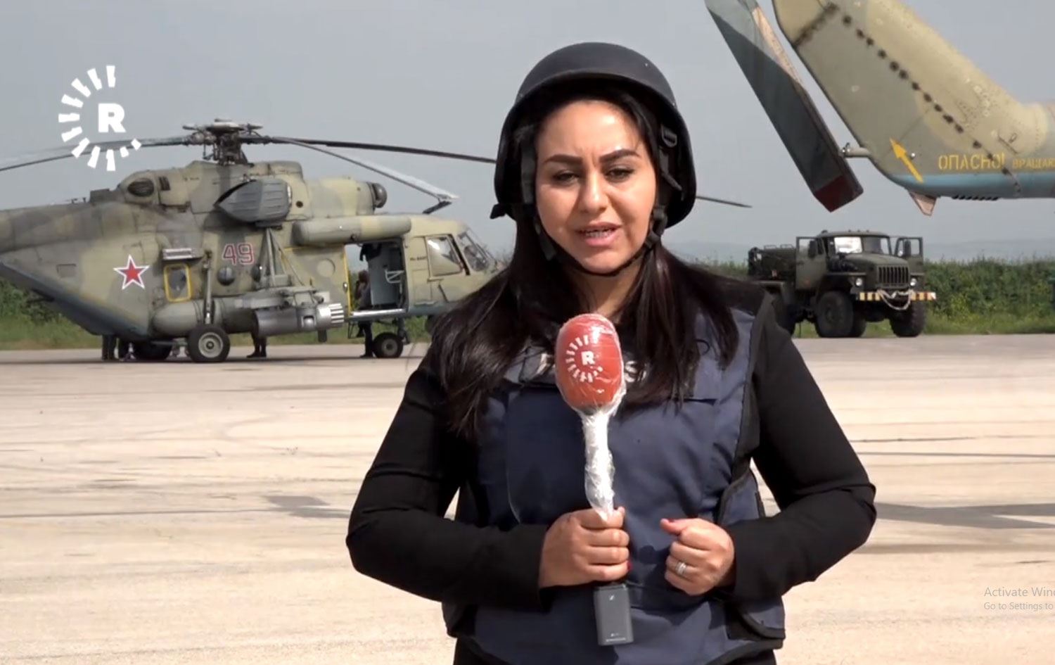 Rûdaw muhabiri, Türk-Rus ortak devriyesini havadan izledi