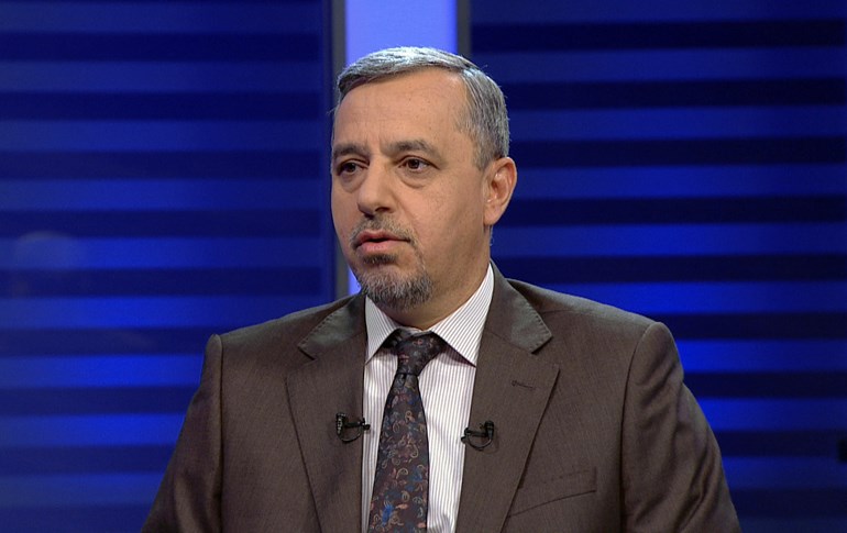 خالید دەبوونی، ئەندامی دەستەی سیاسی بەرەی رزگازیخواز و گەشەپێدان، بە سەرۆکایەتی ئوسامە نوجەیفی