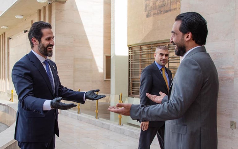 محەممەد حەلبووسی و قوباد تاڵەبانی