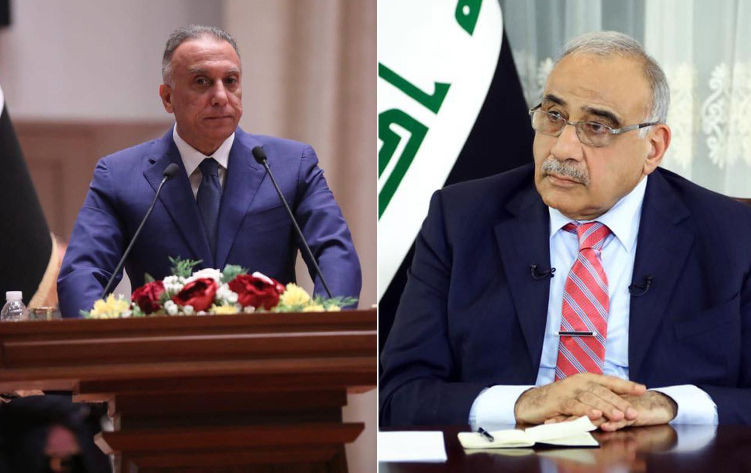 عادل عەبدولمەهدی نامەیەک ئاراستەی مستەفا کازمی دەکات