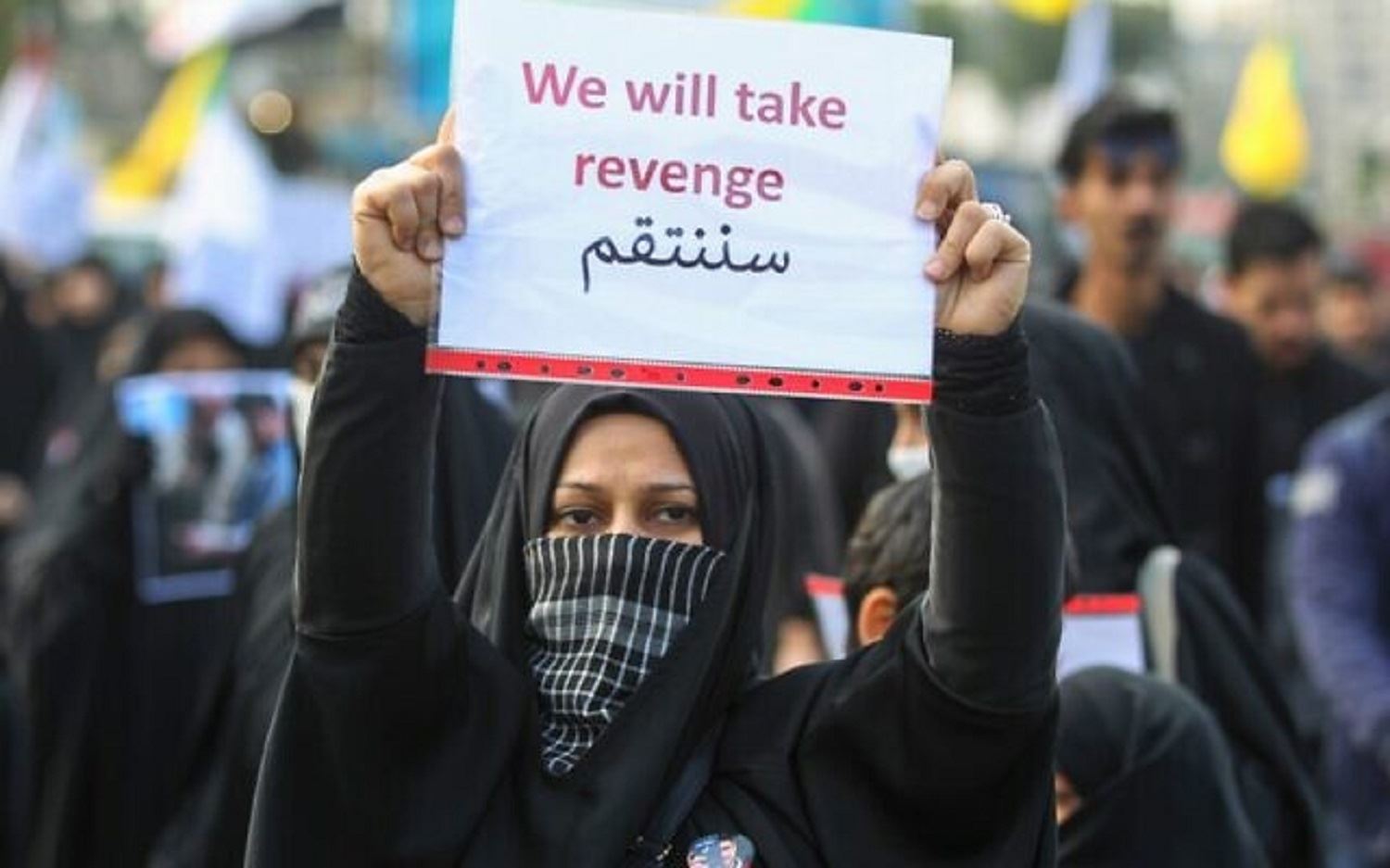 PMF supporters storm MBC Baghdad office for labelling slain commander ‘terrorist’