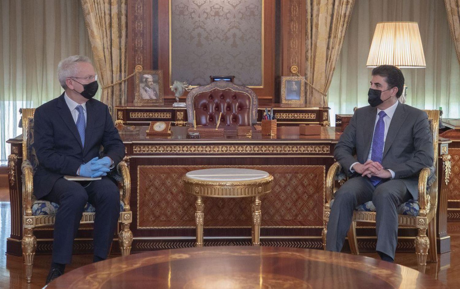 Serokê Herêma Kurdistanê û Konsulê Brîtanyayê civiyan