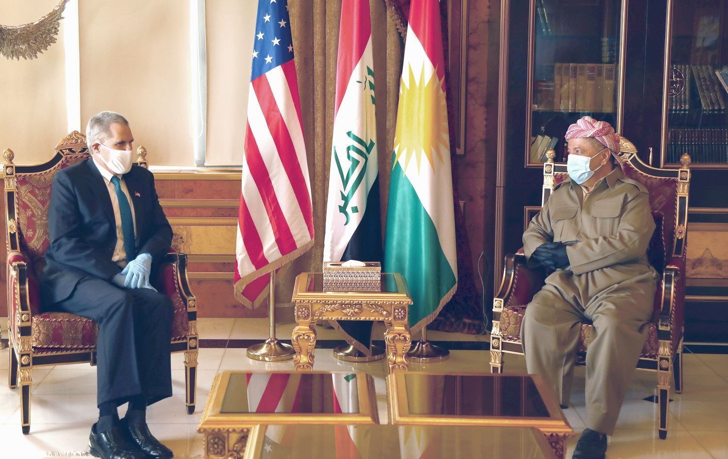 ABD’nin Bağdat Büyükelçisi Kürdistanlı yetkililerle bir araya geldi