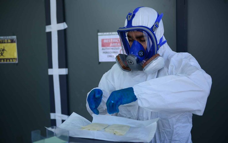 نەخۆشخانەی ئاسا تایبەت بە تووشبووانی کۆرۆنا لە سلێمانی، وێنە؛ AA