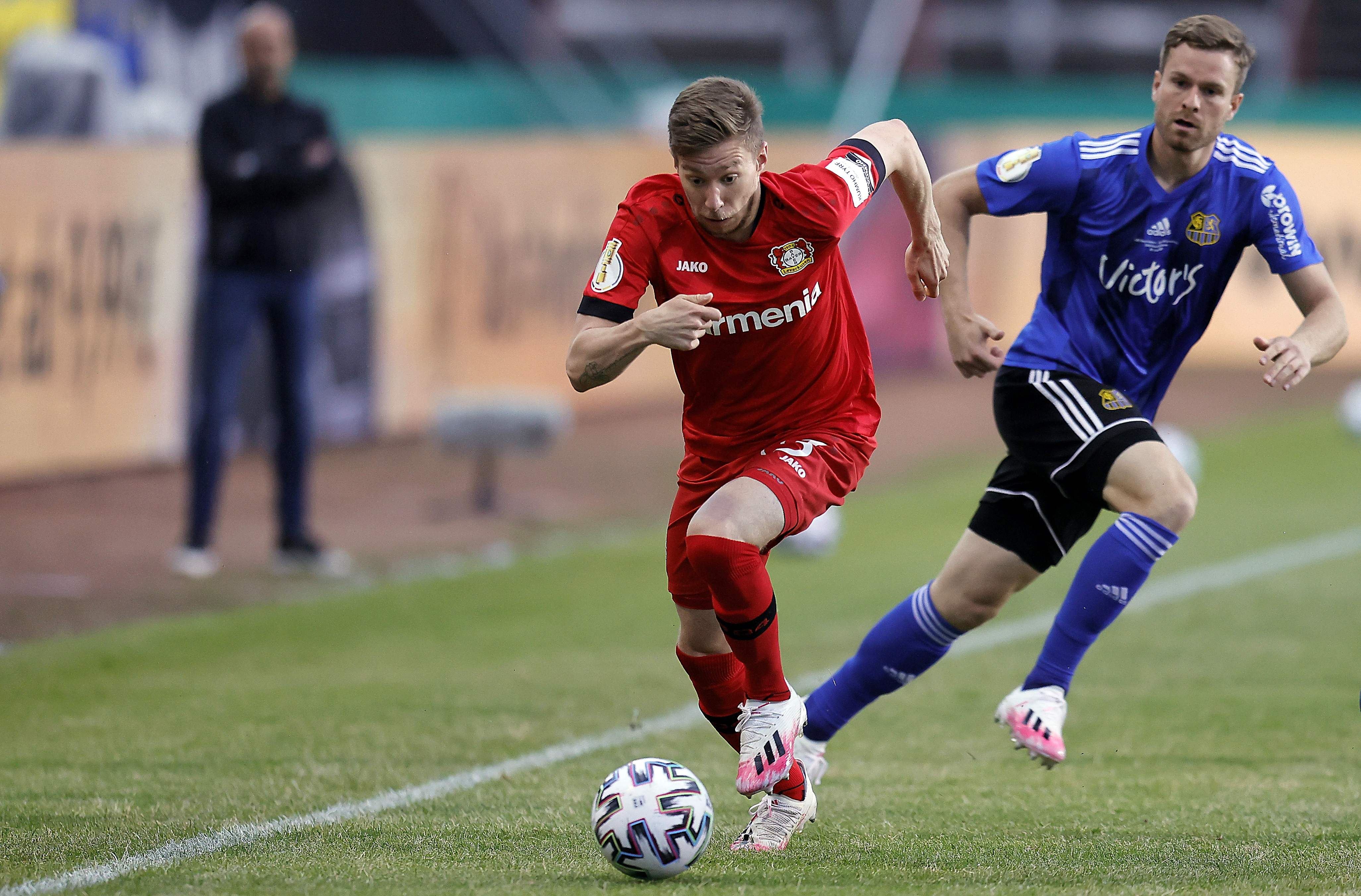 ڤیدیۆ؛ بایرلیڤەرکوزن گەیشتە یاری کۆتایی جامی ئەڵمانیا