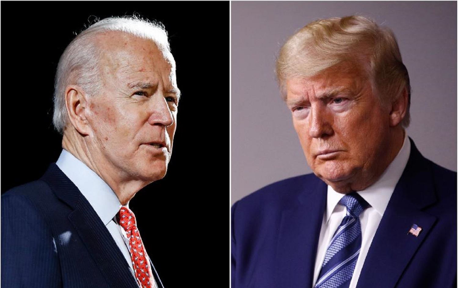 Li gor rapirsiyan Trump 14 xalan dûv Biden ma