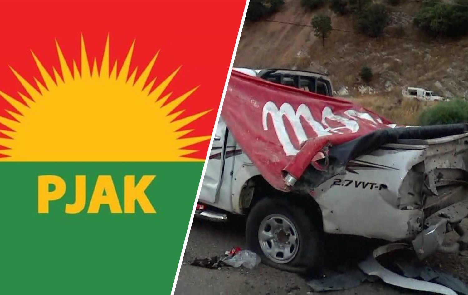 پژاک دەڵێت لە کونەماسی گەریلایەکیان کوژراوە و سیانی دیکەش برینداربوون