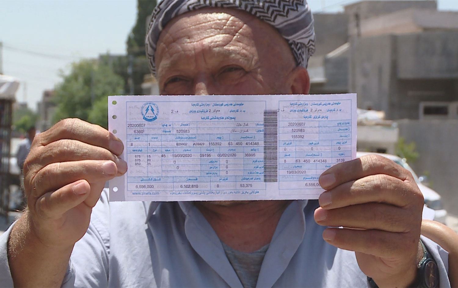 پارەی کارەبای نیشتمانیی 180 ماڵی گەڕەکێکی کەسنەزان دیارنەماوە