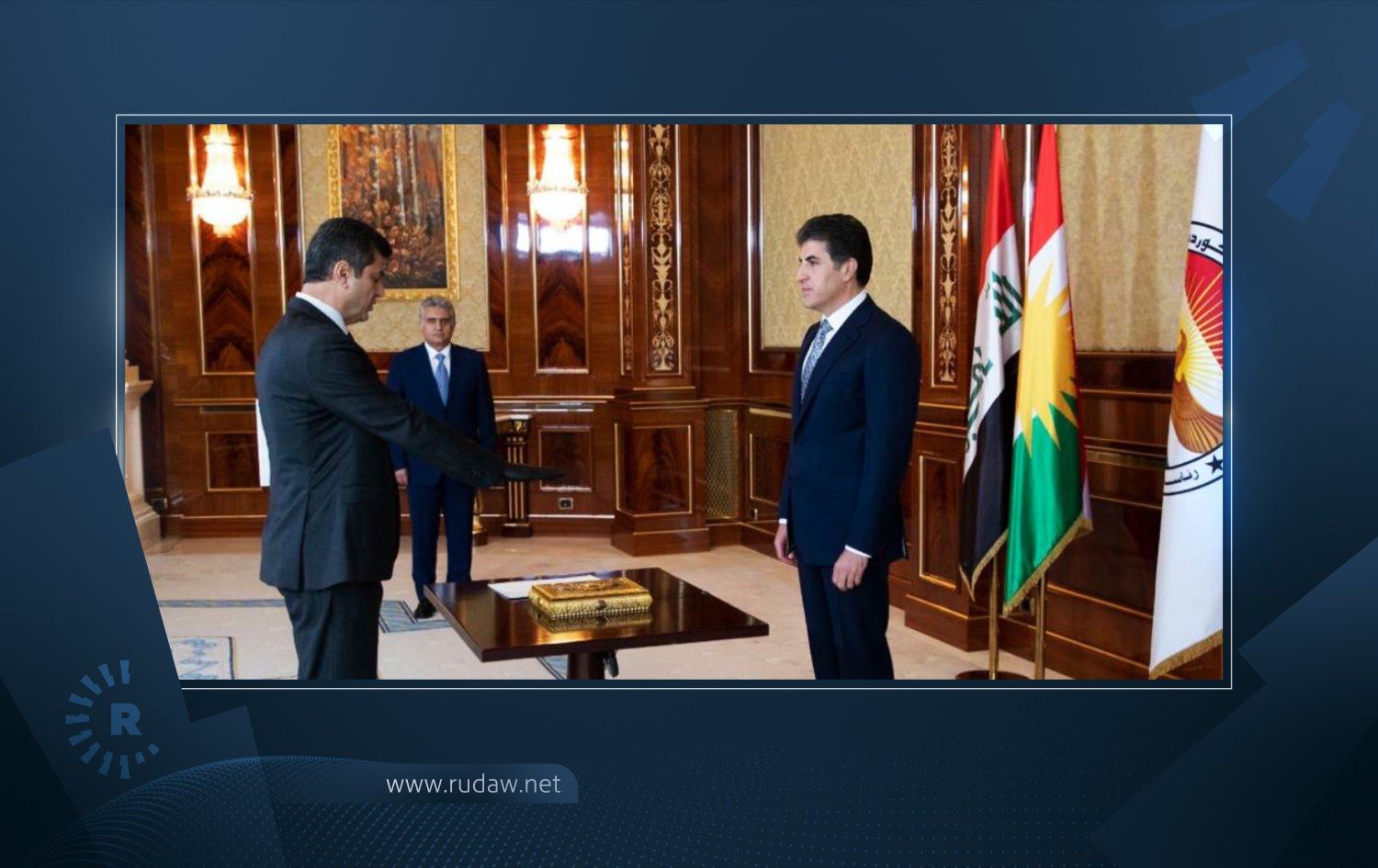 عەلی تەتەر لەبەردەم نێچیرڤان بارزانی: به‌ هه‌موو توانايه‌ك خزمه‌ت به‌ پارێزگاى دهۆك ده‌كەم