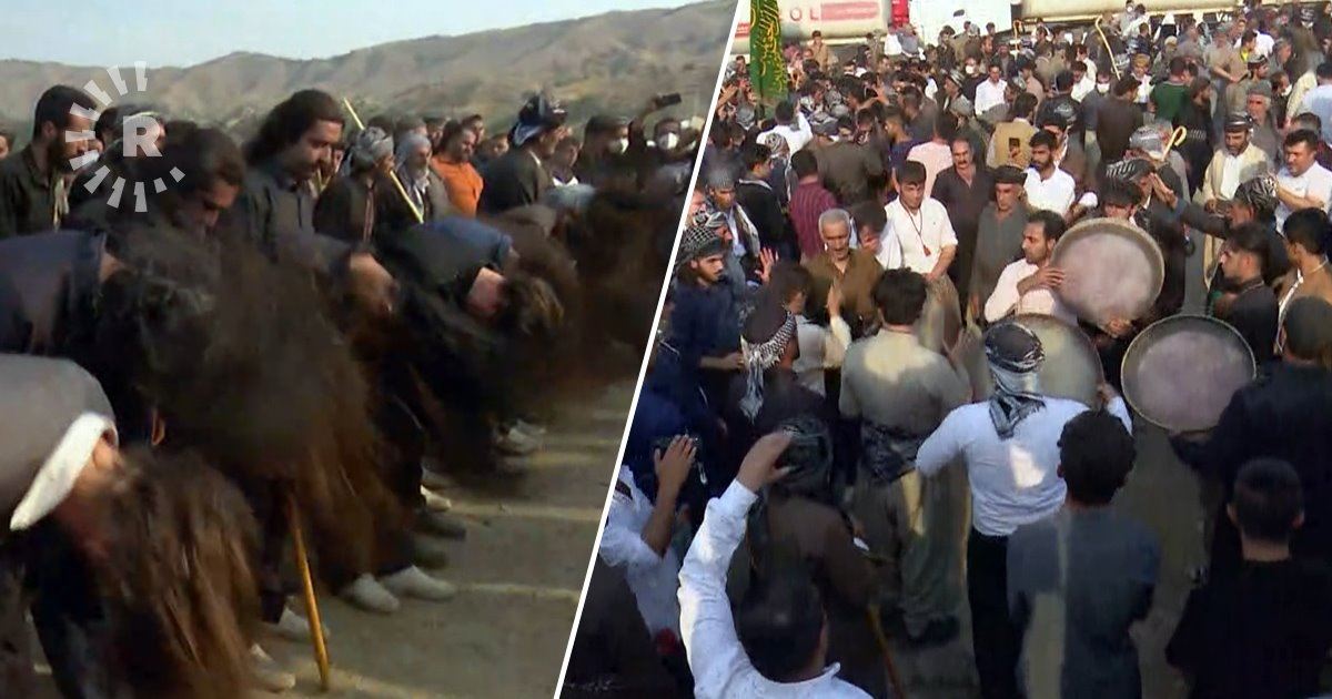 Binlerce mürid Şeyhlerinin cenaze töreni için Kürdistan sınırına dayandı