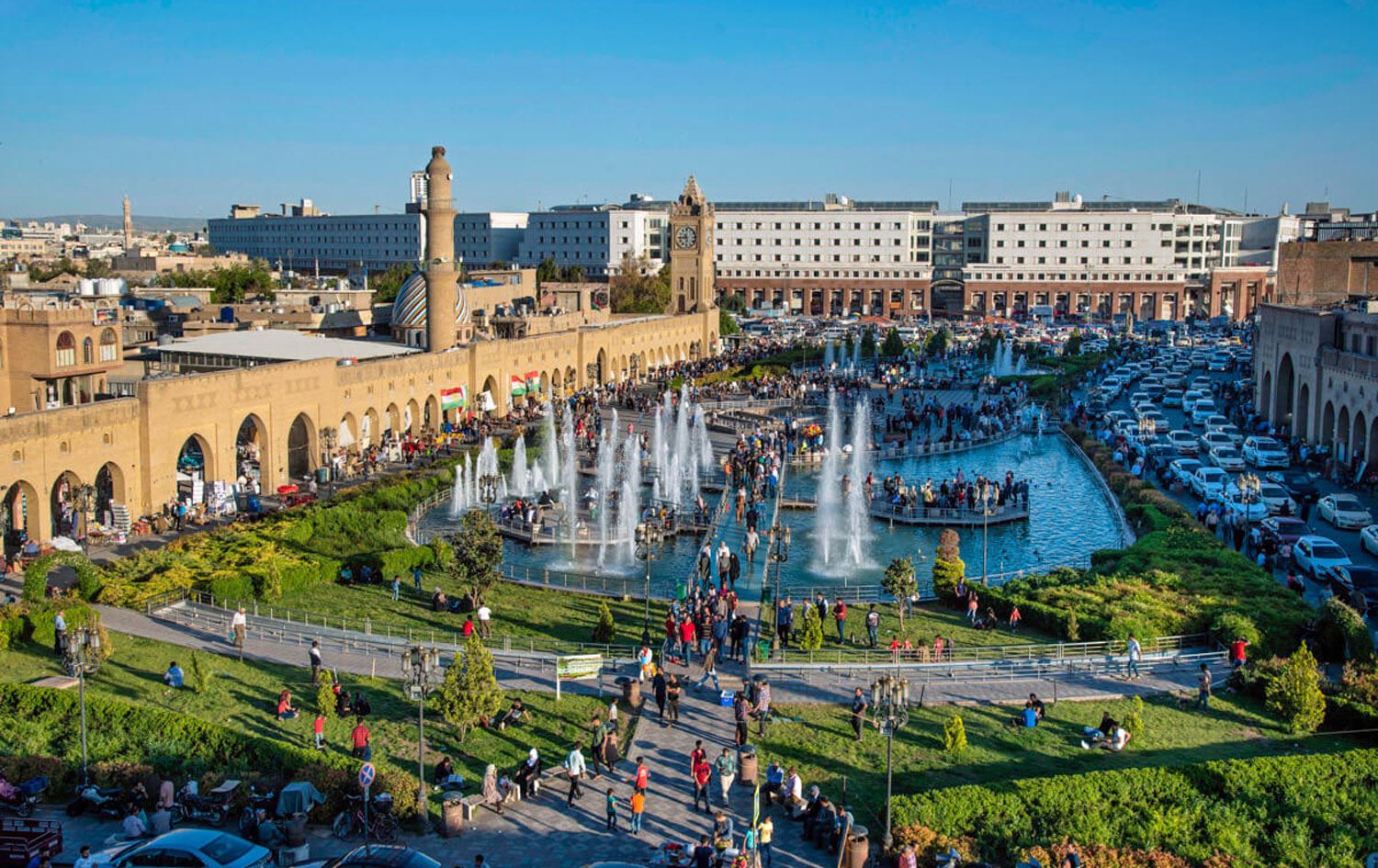 لە هەولێر باخچەکانی بەردەم ماڵان رێکدەخرێنەوە