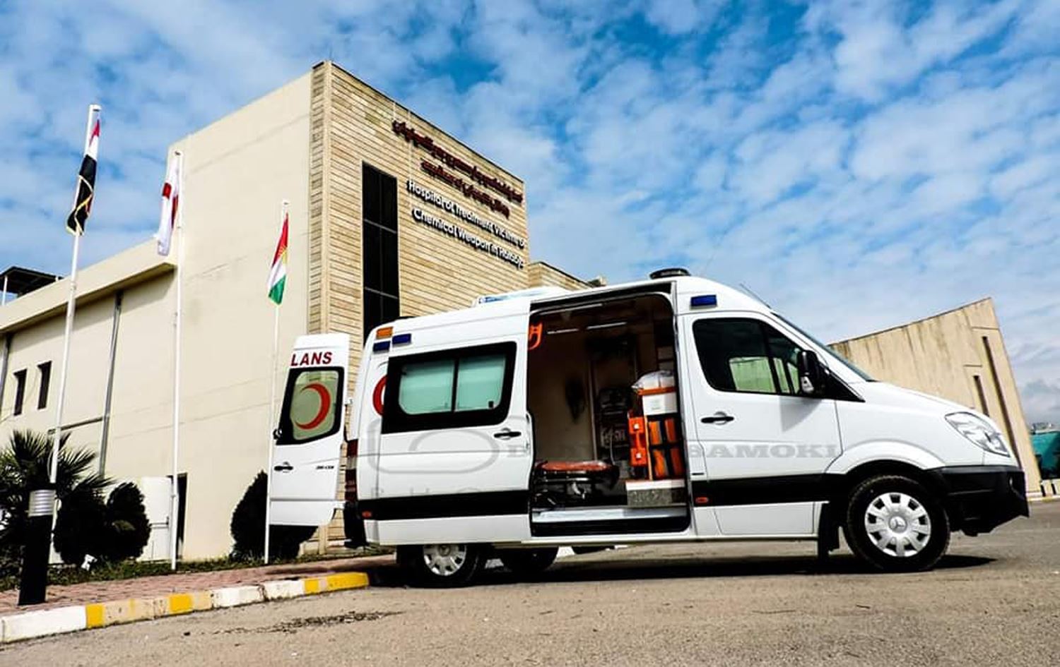 بەڵێندەرێک ئامێری سۆنەری نەخۆشخانەیەکی هەڵەبجەی بردووە