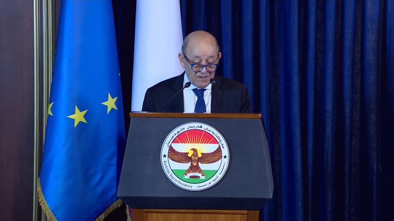  ژان ئیڤ لۆدریان، وەزیری دەرەوەی فەرەنسا