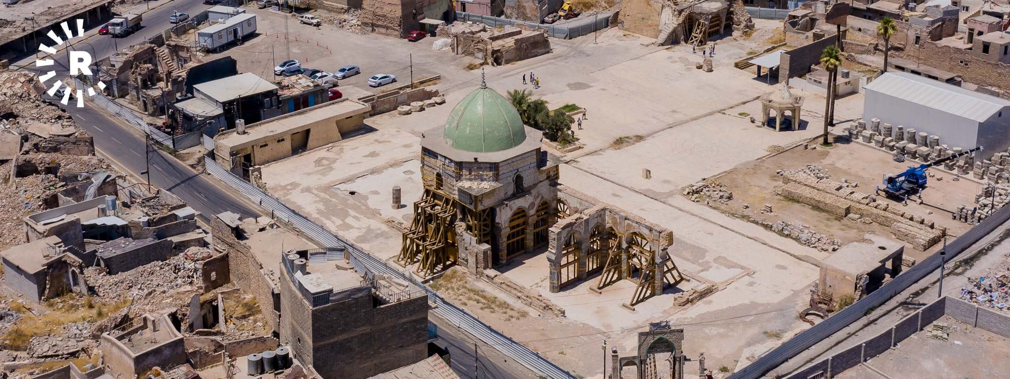 نۆژەنکردنەوەی ئەو مزگەوتەی بەغدادی خەلافەتی تێدا راگەیاند