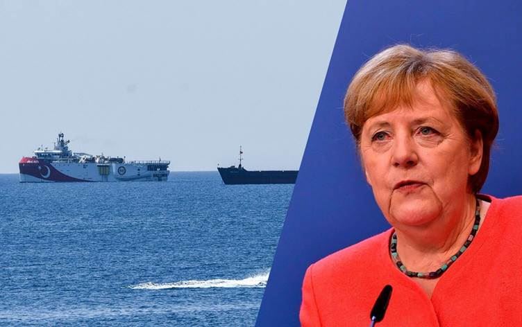 Merkel hewl dide aloziyên Yûnan û Tirkiyê aram bike