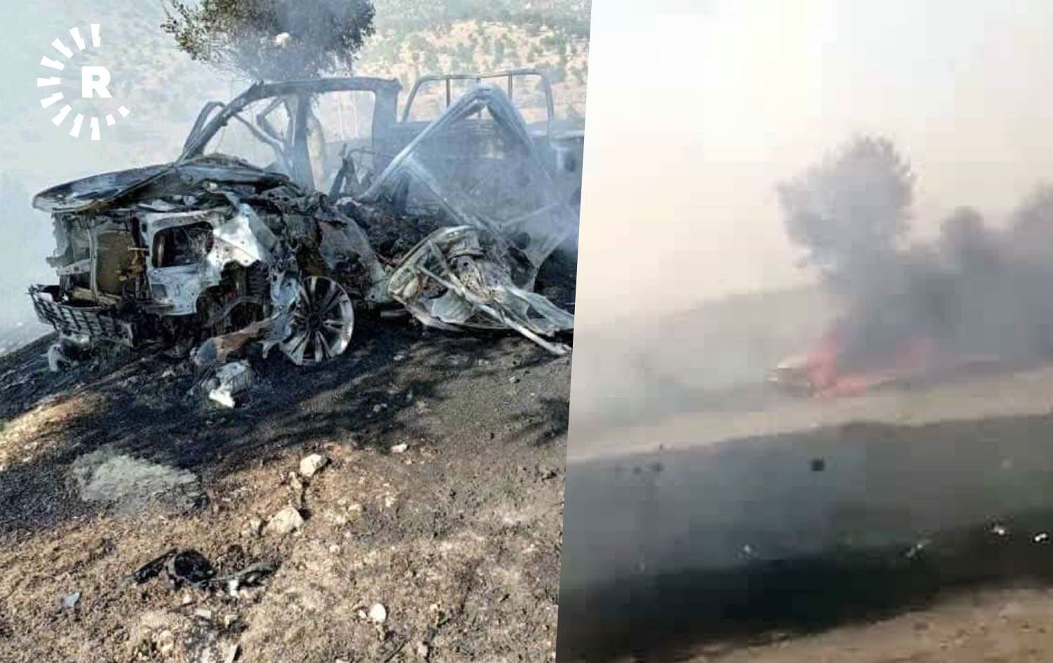 Uçaklar Duhok’ta iki aracı vurdu: 2 sivil hayatını kaybetti