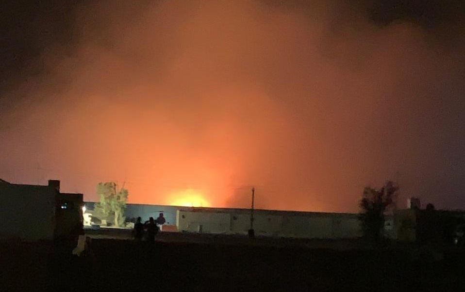 دوو تەقینەوە لە سپایکەر و هێرشی مووشەکی لە تاجی