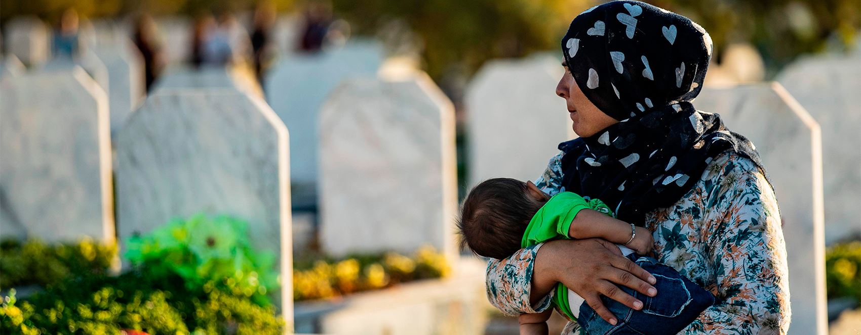 Kamışlo’daki Şehitler Mezarlığı’na ziyaretçi akını