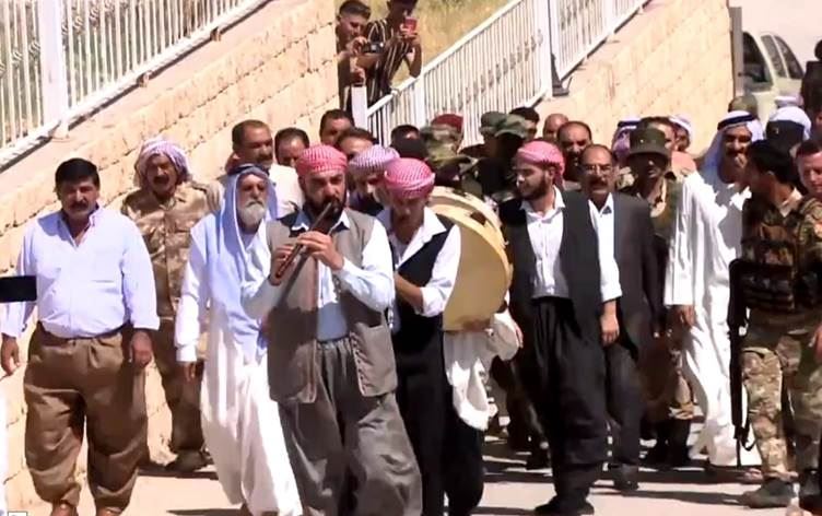 Ezidi Kürtler Şerfedin Türbesi’nde Cema Bayramı’nı kutladı