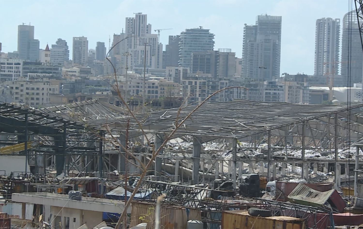 ‎پارێزگاری بەیرووت بۆ رووداو: لە قۆناخی هەڵگرتنەوەی خۆڵ و خاشاک و گەڕان بەدوای بێسەروشوێنانین