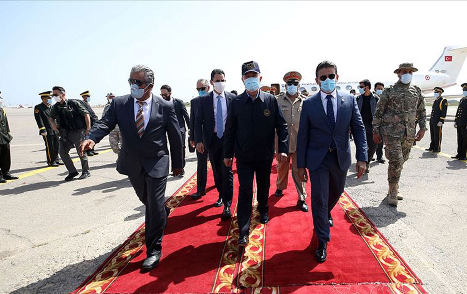 Hulusi Akar ve Yaşar Güler Libya'da