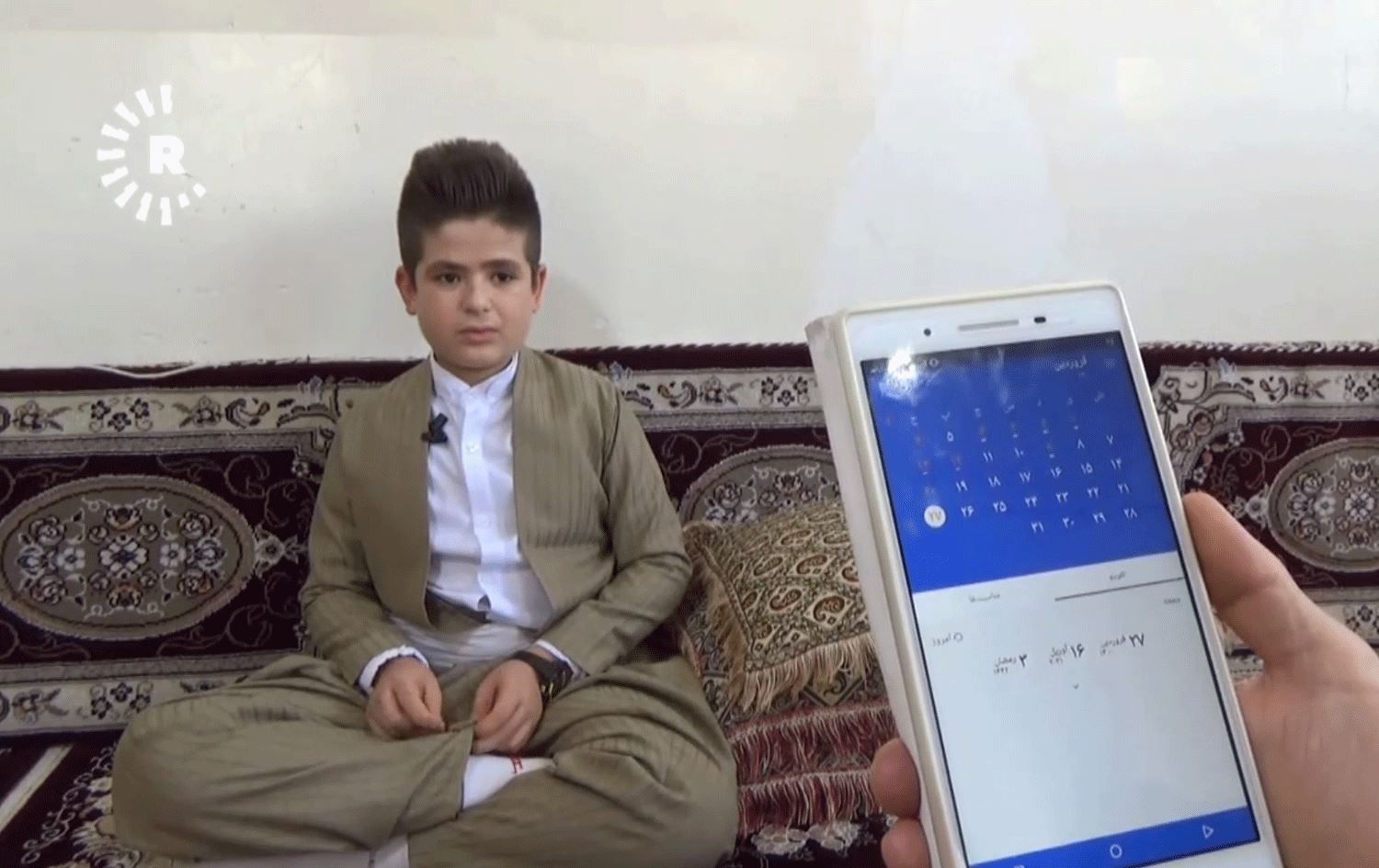 Rojhılatlı Mihran takvim konusundaki yeteneği ile dikkat çekiyor