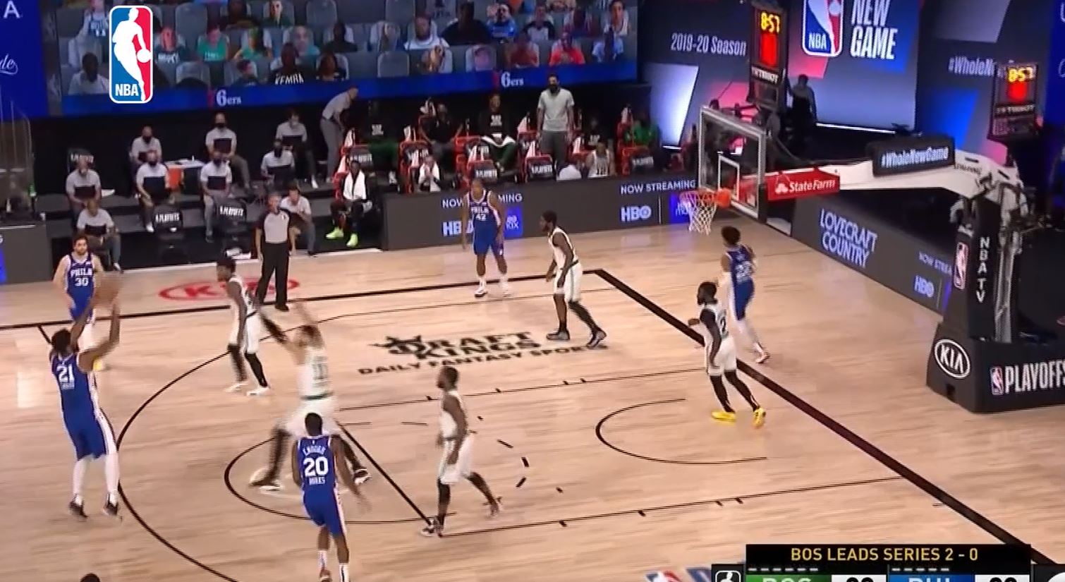 ڤیدیۆ؛ بۆستن سێیەمجارە بەسەریەکەوە لە فێلادێلفیا دەباتەوە