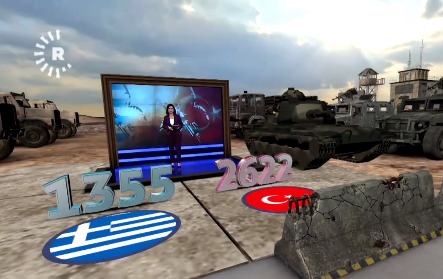 Hêza leşkerî ya Tirkiye û Yunanê