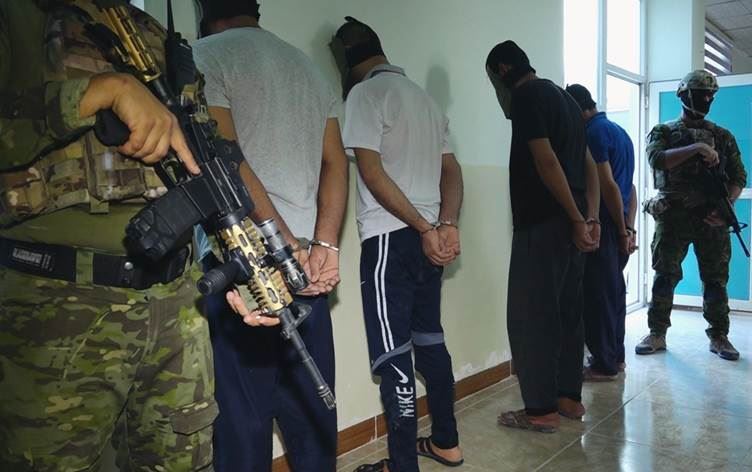 Asayişa Kurdistanê girtina '4 terorîstên DAIŞê' ragihand