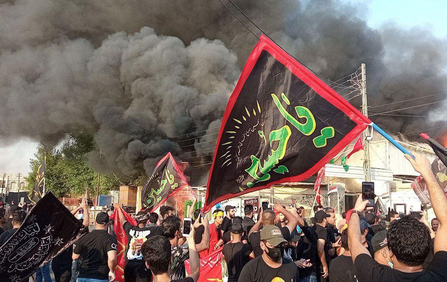 Irak’ta Şii grup televizyon kanalını ateşe verdi