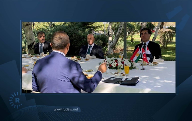 Civîna Nêçîrvan Barzanî û Mevlut Çavuşoglu li Enqerê