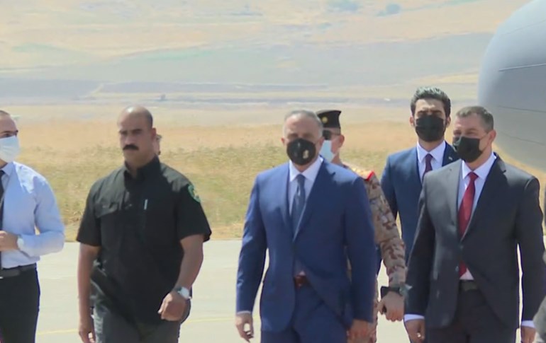 ساتی گەیشتنی کازمی بۆ فڕۆکەخانەی سلێمانی