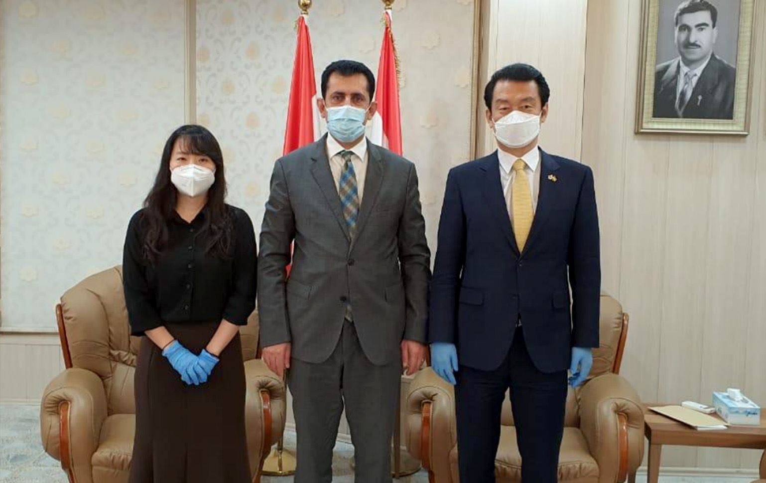 Güney Kore’den Kürdistan Bölgesi’ndeki göçzedelere insani yardım