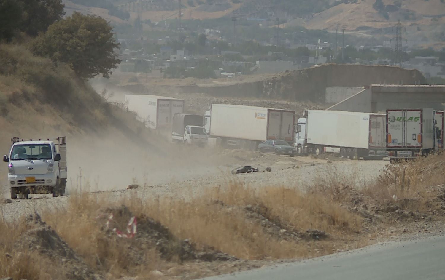 بۆ جاری چوارەم کارکردن لە رێگەی نێوان پێنجوێن و دەروازەی سنووریی باشماخ وەستا