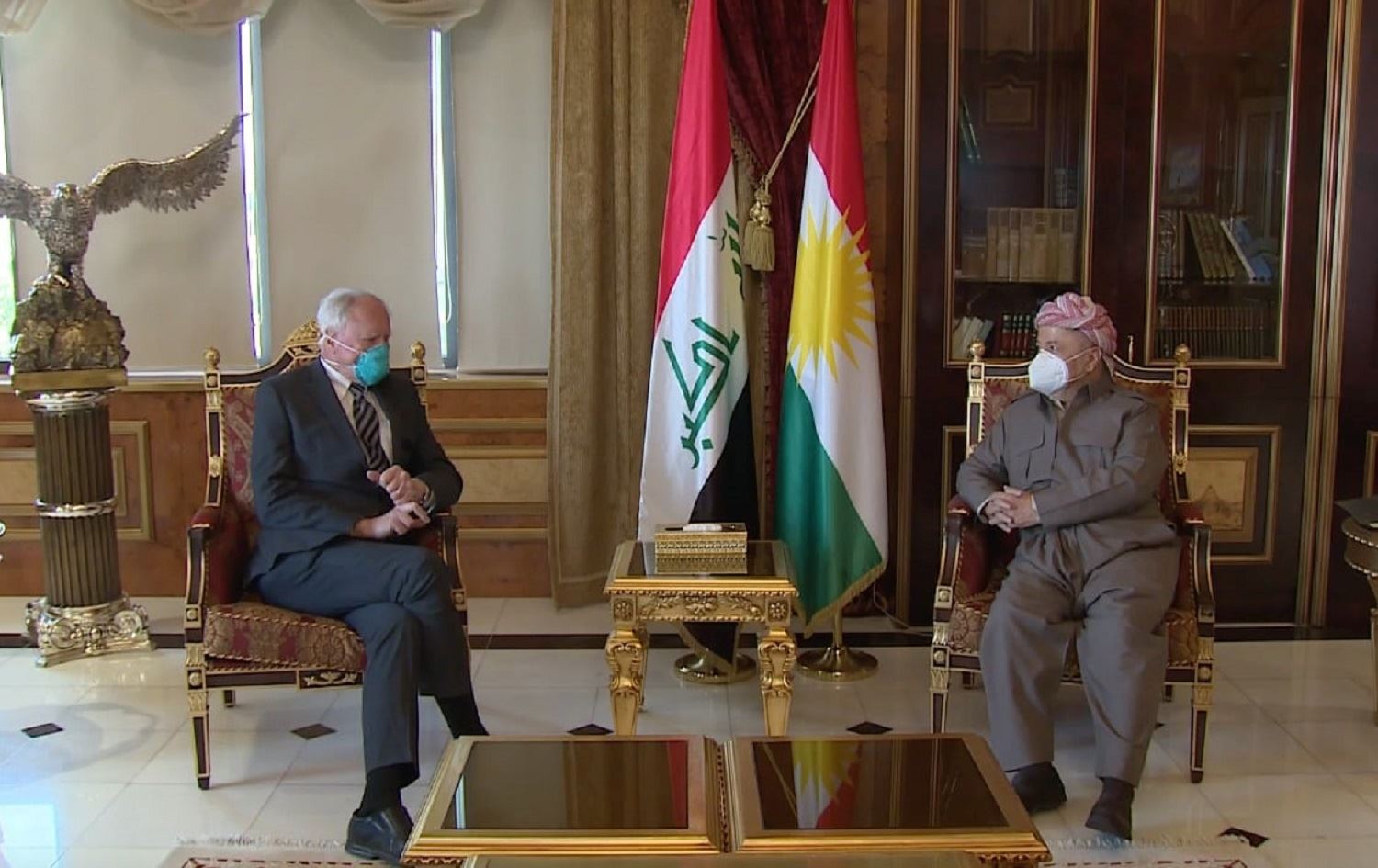 Serok Barzanî û James Jeffrey yekrêziya Kurdên Rojavayê Kurdistanê gotûbêj kirin