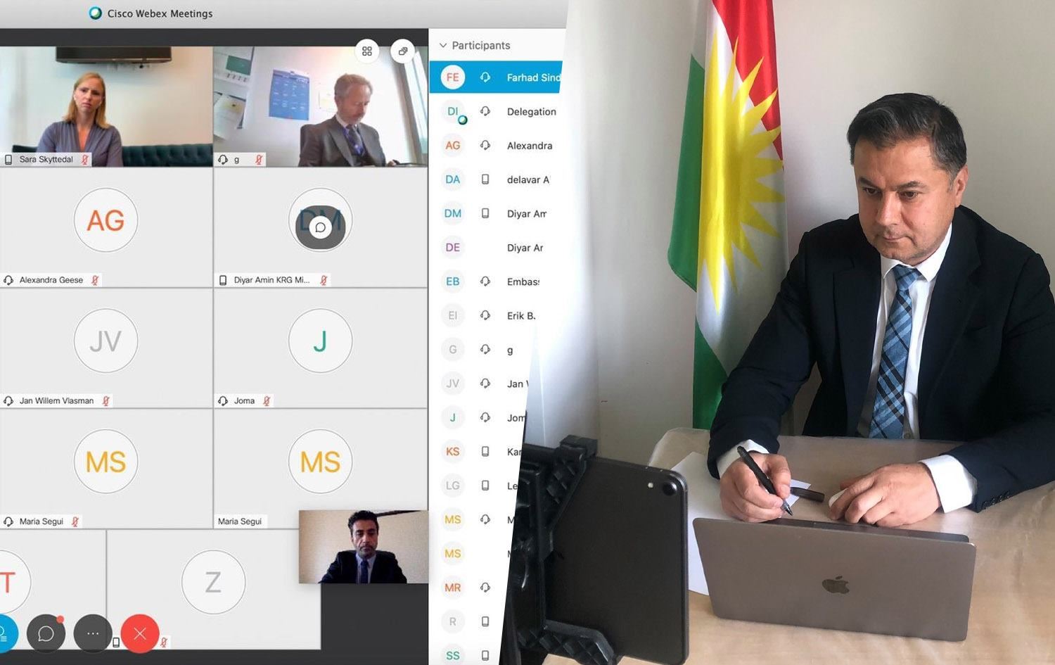دلاوەر ئاژگەیی: هەرێمی کوردستان پشتگیری لە هەڵبژاردنی پێشوەختی عێراق دەکات