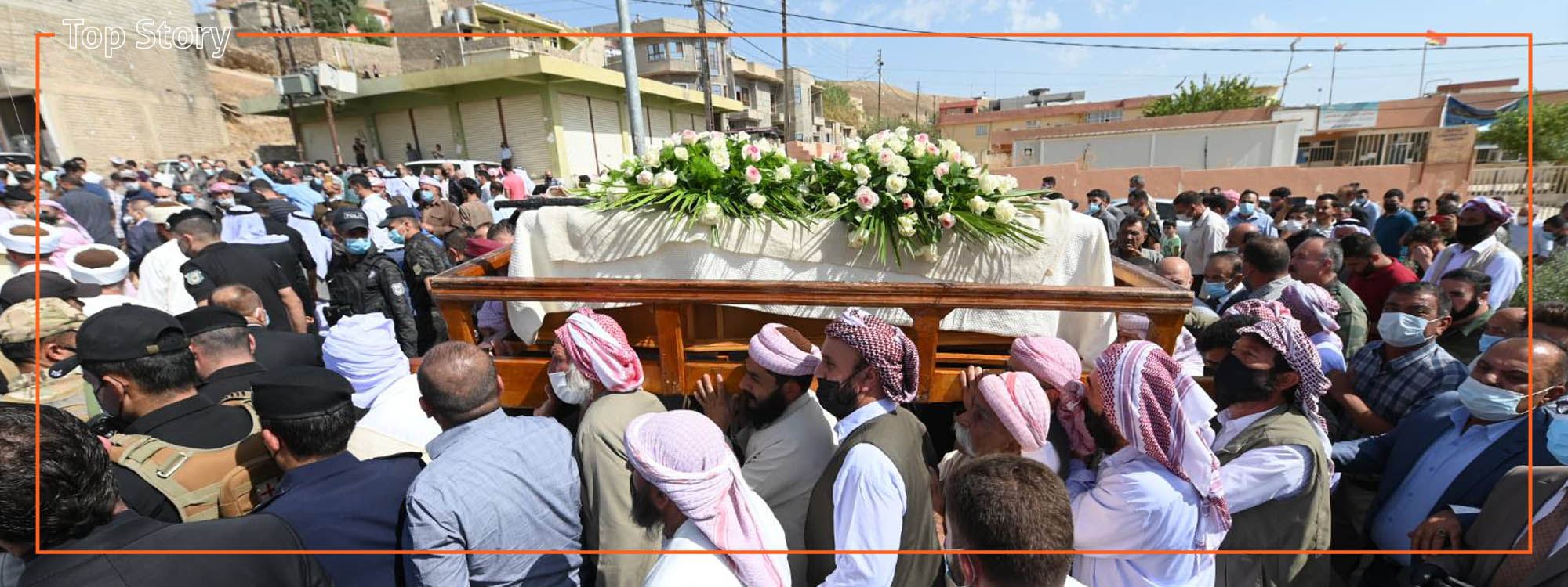 بەڕێکردنی تەرمی بابەشێخ